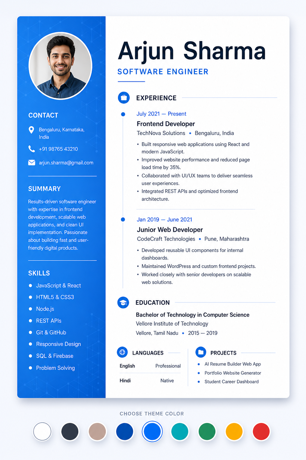 IT Resume Template