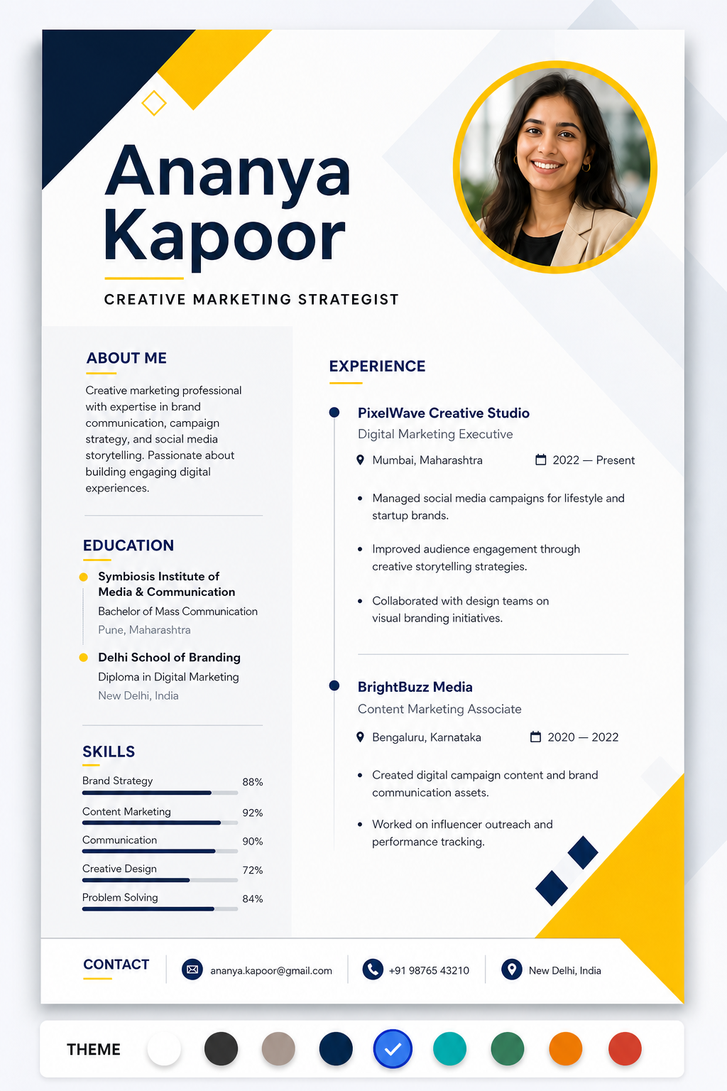 Creative Resume Template